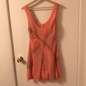 Free People crochet skater dress EUC
